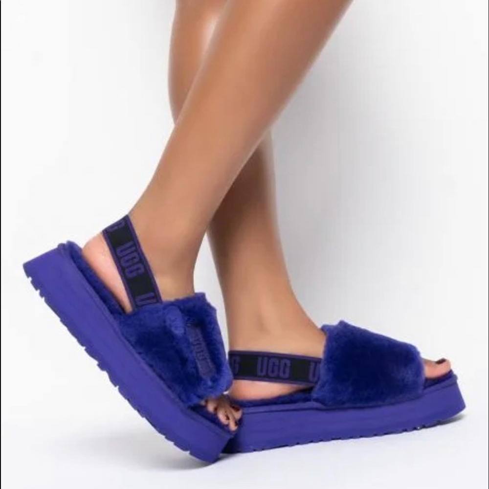 Sz 9 UGG Purple Disco Slides